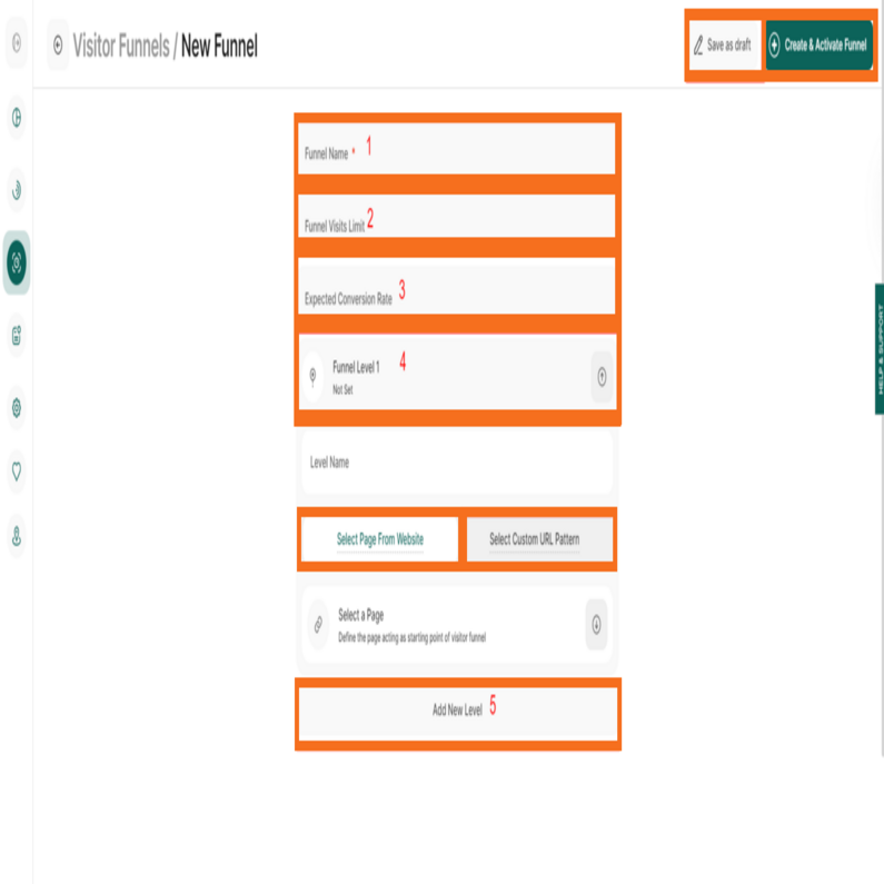 Set Your Funnel Parameters 