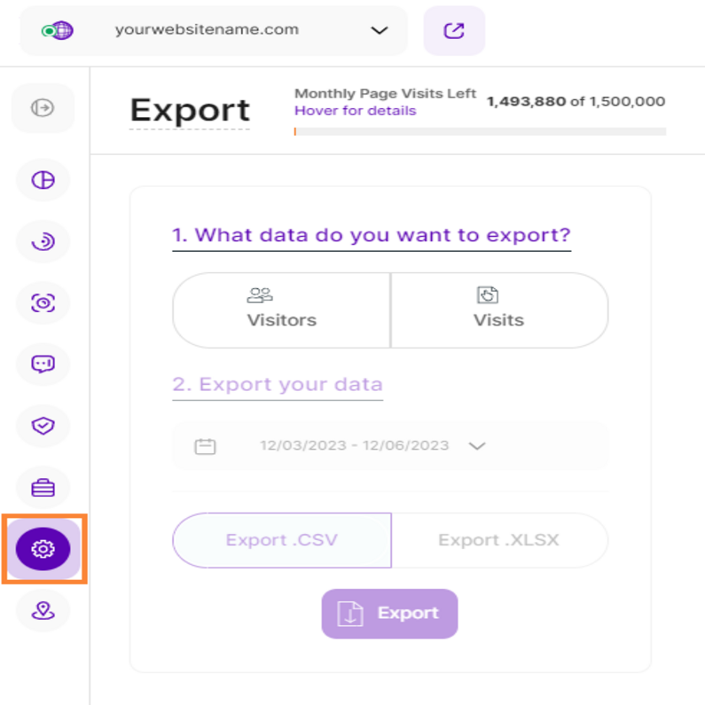 How to Export Your Data