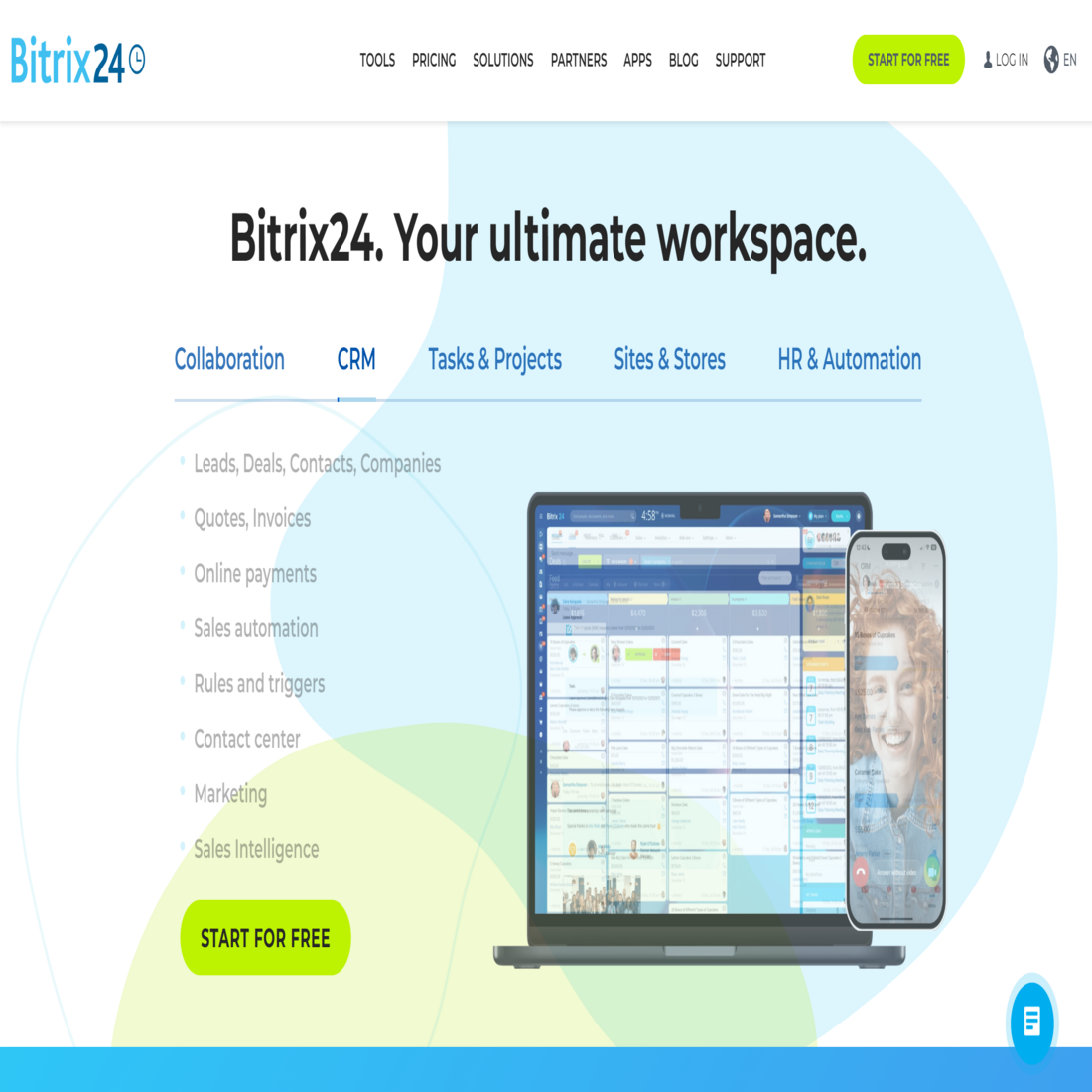 Bitrix24 website builder