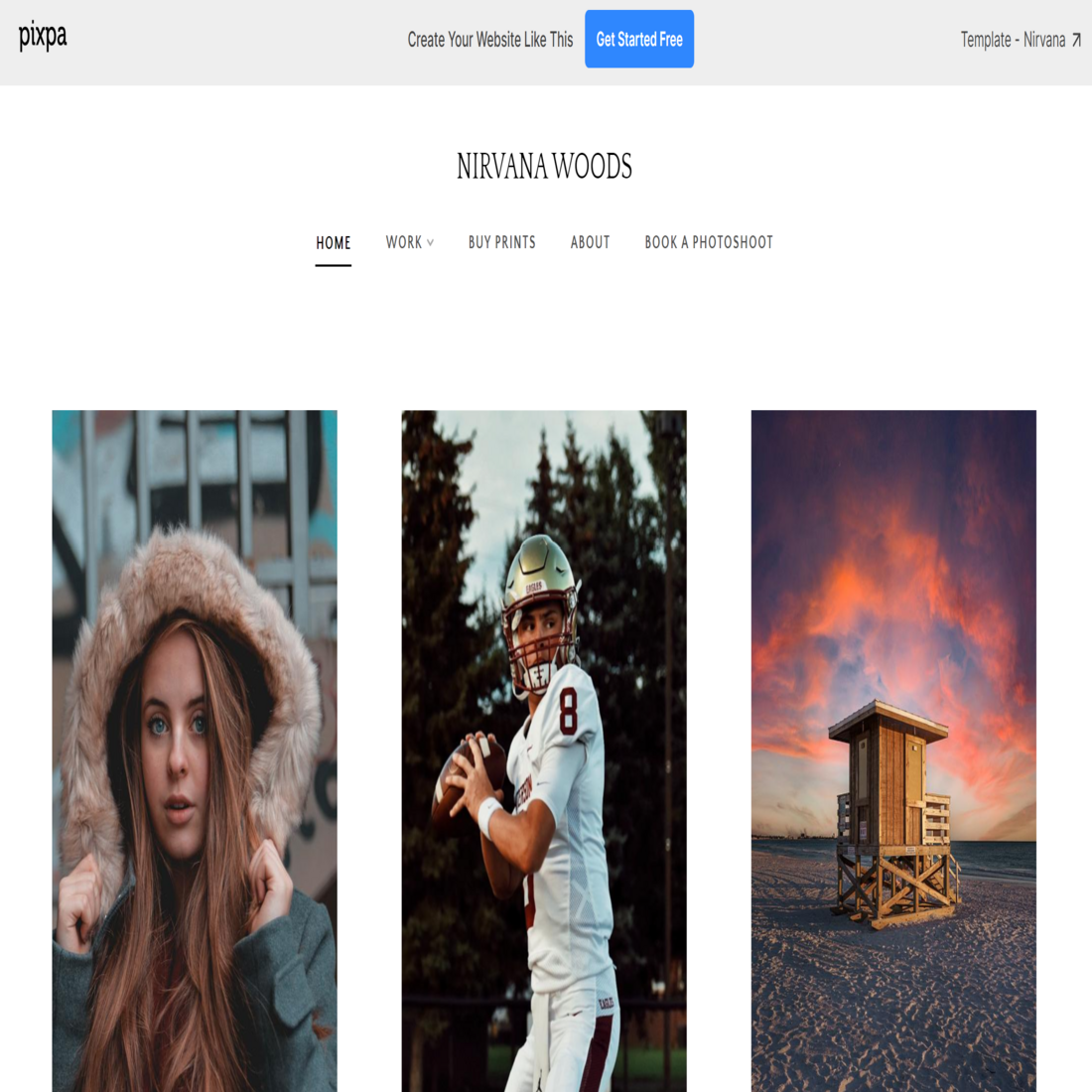 Pixpa website builder