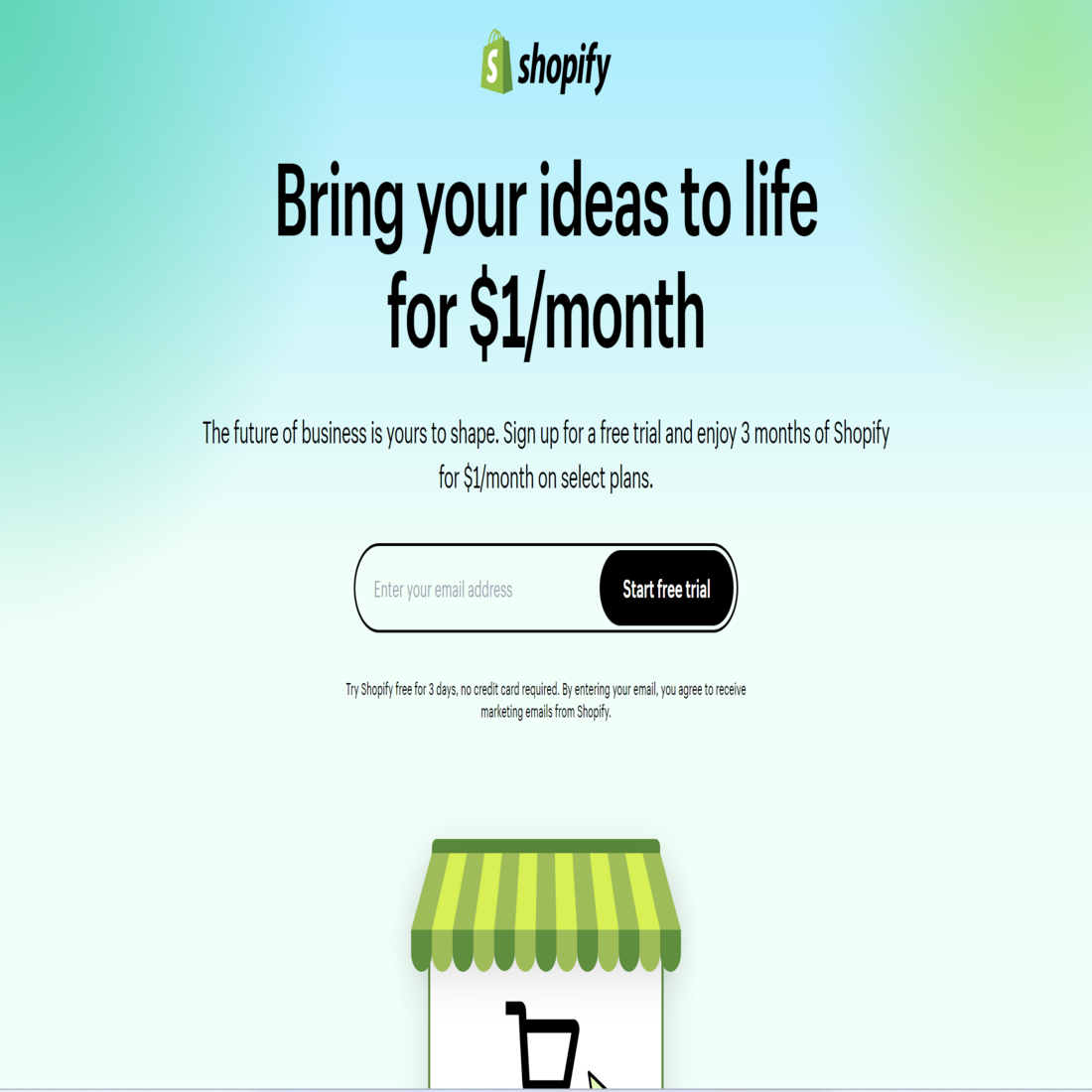 Shopify website builder